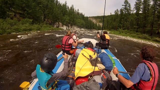 Сплав в Саянах-  река Диби - каньонный фэншуй смотреть онлайн