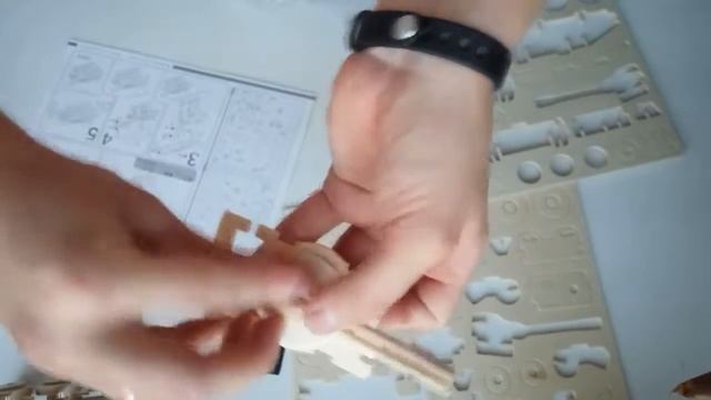 Деревянный конструктор Robotime! Танк из дерева! смотреть онлайн