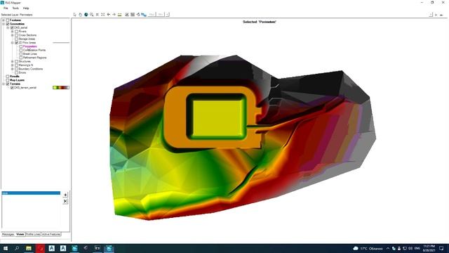 2. Работа в RAS Mapper. 2d flow Hec-Ras
