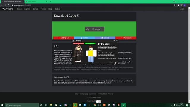 Coco Z Exploit FREE | Roblox Script Executor | Fast Updates | No Bans | No Virus | No Key System смотреть онлайн