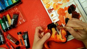 РАСКРАШИВАЮ ФИГУРКУ АКРИЛОМ