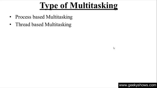 293. Type of Multitasking in Java Programming (Hindi)