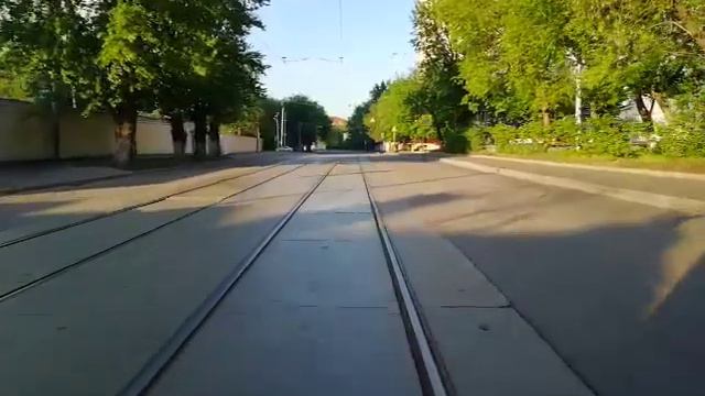 Московский трамвай из кабины 43 маршрут /лето 2019 смотреть онлайн