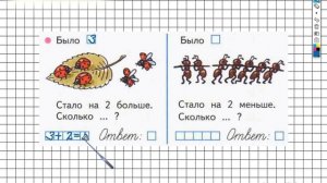 Страница 35 Задание №1 - ГДЗ по Математике 1 класс Моро Рабочая тетрадь 1 часть