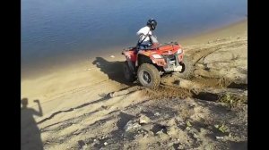 BRP Outlander 400 - покатушки по песку на квадроцикле
