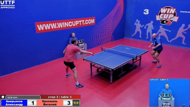 Аверьянов Александр 1-3 Крохмаль Виталий Турнир Восток 3 WIN CUP 27.10.20  Зал 3