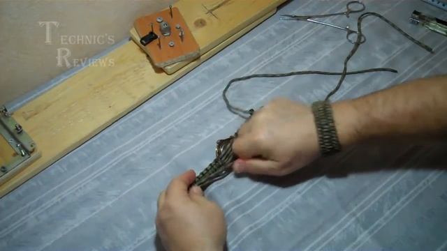 Завершение плетения браслета выживания из паракорда заделка концов смотреть онлайн