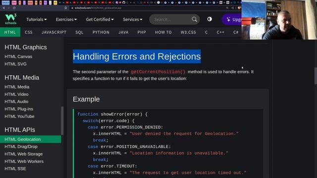HTML Geolocation API. Где ты на карте?
