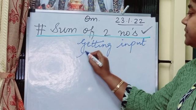 How to write sum of two numbers in python/python programming for beginners/programming in python