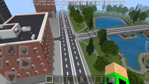 Обзор на огромный город в Майнкрафте