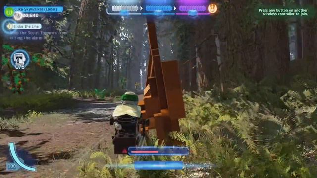 LEGO Star Wars: The Skywalker Saga endor speader glitch смотреть онлайн