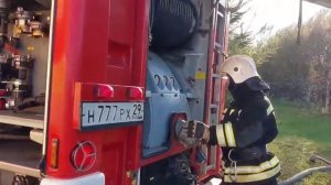 Эксперимент  "Сколько воды в пожарной машине"