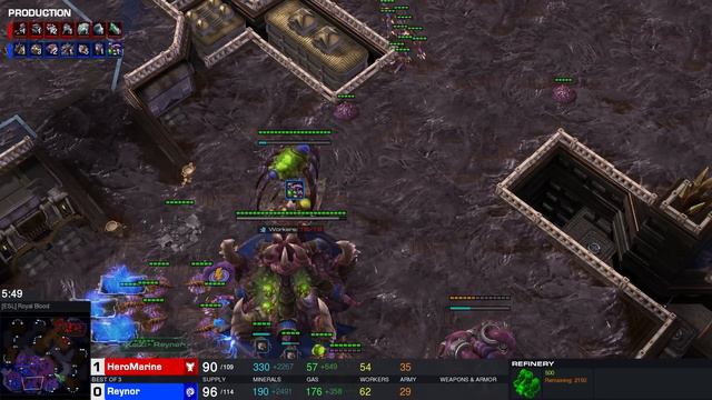 This Is NOT Mech ?! | Reynor (Z) vs HeroMarine (T) смотреть онлайн