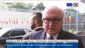 Brexit: Statement von Frank-Walter Steinmeier am 24.06.2016