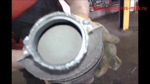 Ремонт и замена катализатора Volvo s60 2.4 на пламегаситель