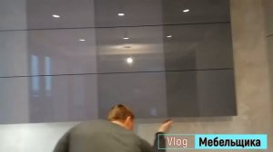 Монтаж кухни, фасад стекло и мдф, фурнитура blum.Обзор кухни.