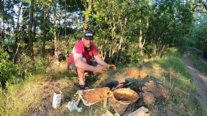 Карп в глине на костре. Вкусный карп. Как приготовить карпа. #carp. Карп на углях. Карп на мангале.