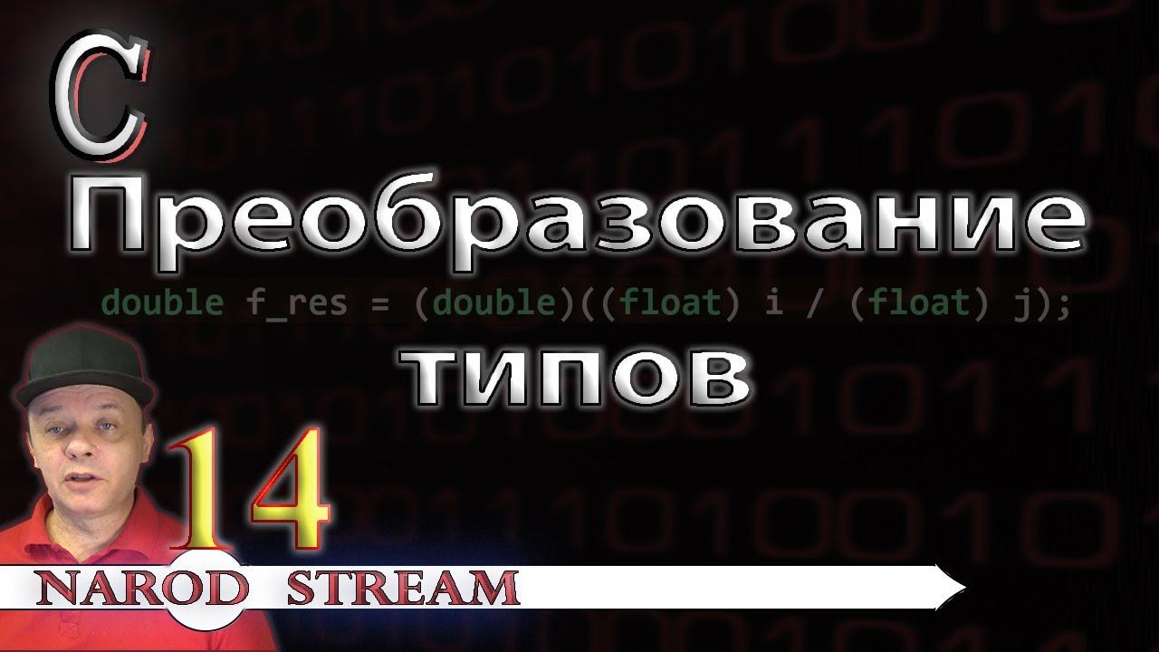 Программирование на C. Урок 14. Преобразование типов