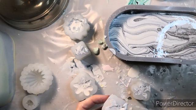 #147 Stunning Marble Effects - Easy Technique in Eco Resin #ecoresin #hydroflow #jesmonite