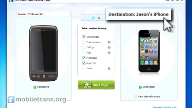 HTC to iPhone 4S [Contacts Transfer]: How to Transfer HTC Contacts to iPhone 4S In batch Directly смотреть онлайн