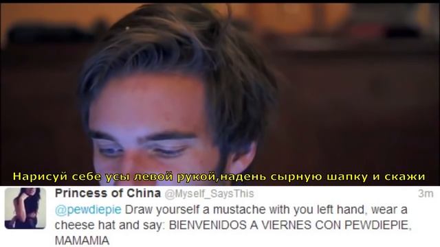 PewDiePie говорит по русски. Friday with PewDiePie ! YouTube Translate [ rus. sub] смотреть онлайн
