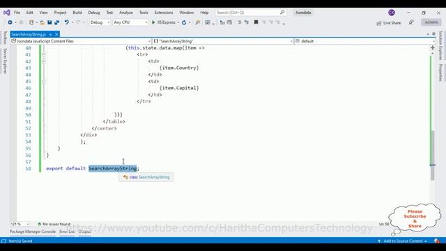 ReactJS Search Filter With An Array Elements Tutorial