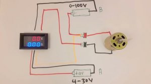 DC 100V 10A Voltmeter Ammeter Blue + Red LED Amp Dual Digital Volt MeterA meter