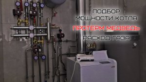 Расход газа с напольным котлом Протерм Медведь 45