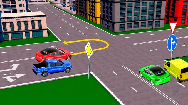 У кого из водителей только одна разрешенная траектория для движения? смотреть онлайн