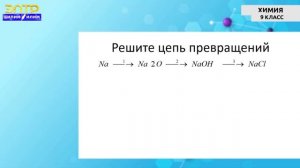 9-класс | Химия | Тема: Строение атома. Основные классы неорганических соединений