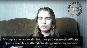 Faina Savenkova e il lavoro dei giornalisti nelle zone di guerra