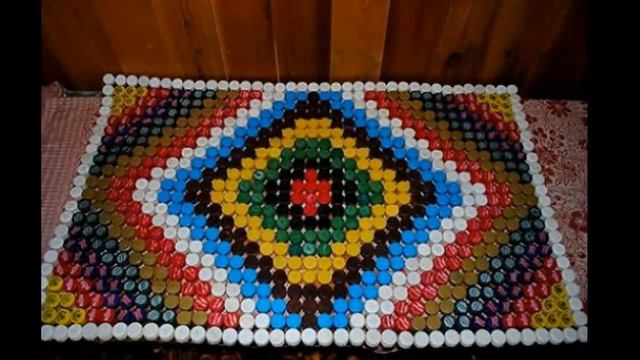 Что сделать из крышек от пластиковых бутылок смотреть онлайн