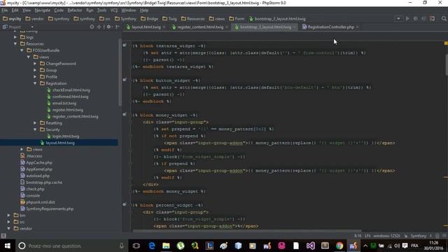 Symfony2.8 Smart City Application - Episode 10 - Form Theme and FOSUSER's registration page