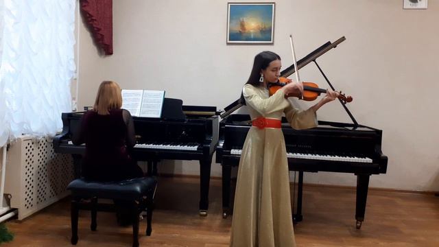 Ф. Боровский «Посвящение», Куртсеитова Эмилия, 14 лет, класс преп. Романько Е. В., к/ц Цымбал Г. И. смотреть онлайн