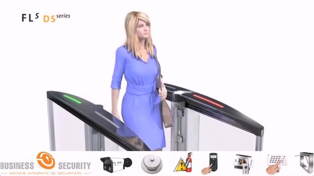 Турникет Gunnebo SpeedStile FLS Business Security Moldova смотреть онлайн