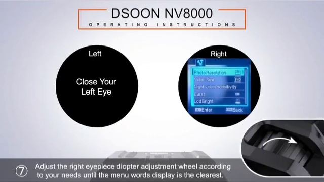 прибор ночного видения DSOON NV8000 смотреть онлайн