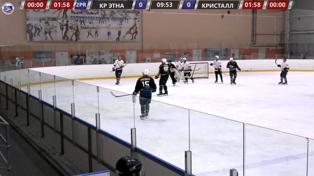 04.12.2022, ХК "КРАСНАЯ ЭТНА" - ХК "КРИСТАЛЛ" (2 ЛИГА) смотреть онлайн