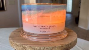 Homeworx White Sand Verbena - Post Burn Candle Review