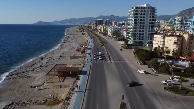 Алания, центр и Махмутлар, море и горы, февраль 2023