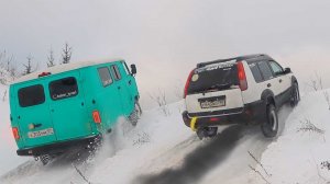 Я научу тебя ЛЕТАТЬ! Буханка против Nissan X Trail Extreme Stars off road games 3