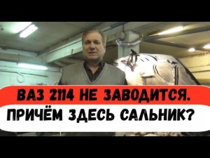 ✅ Ваз 2114 не заводится. Казалось бы, а причём здесь сальник?