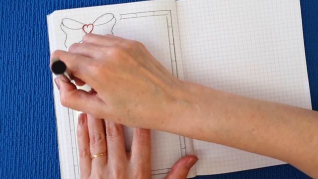 ЛД личный дневник. Рисуем красивый бантик | Design a personal diary смотреть онлайн