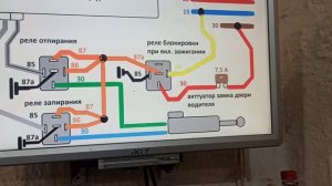 Описание схемы подключения центрального замка бесключевого доступа автомобиля с Али экспресс