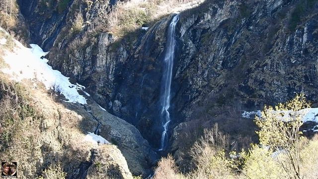 Водопад Поликаря 72 метра, Курорт Красная Поляна. Май 2023 #водопад #поликаря #краснаяполяна #сочи