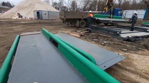 Монтаж автомобильных весов ТензотехСервис