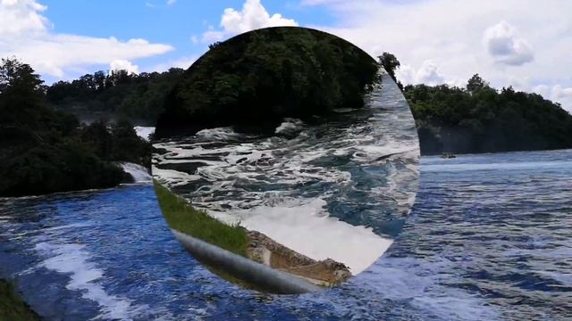 Уникальный Рейнский водопад//Швейцария смотреть онлайн