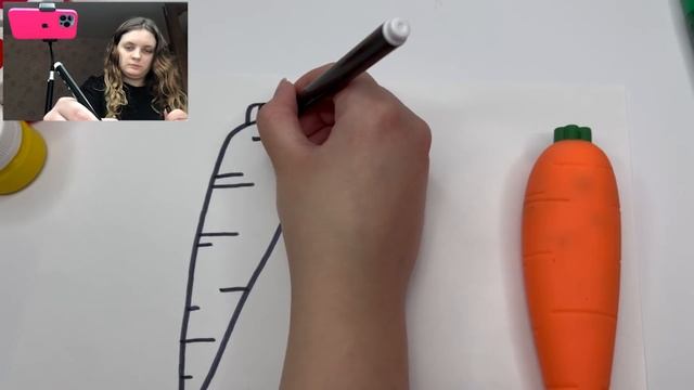 Как нарисовать Морковку игрушку антистресс? смотреть онлайн