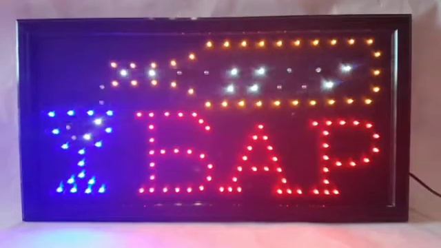 Светодиодная LED вывеска Бар 48*25 смотреть онлайн