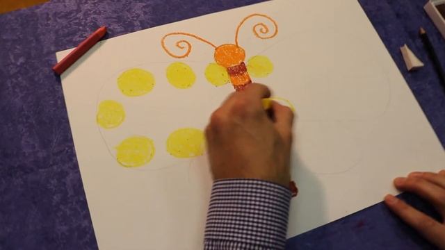 Занятие по ИЗО "Бабочка чудесница" смотреть онлайн