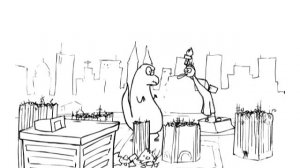 Годзилла против Статуи